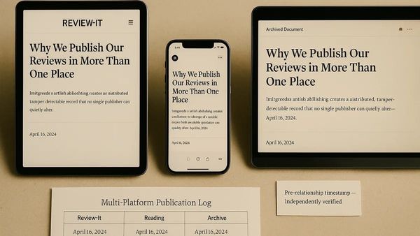 Why We Publish Our Reviews in More Than One Place