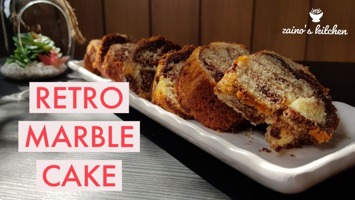 Retro Marble Cake - Classic Tea Time Recipe