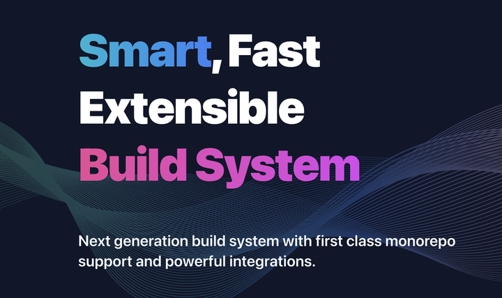 Landing page slogan of Nx