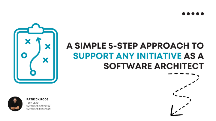 A simple 5-step approach to support any new initiative as a Software Architect