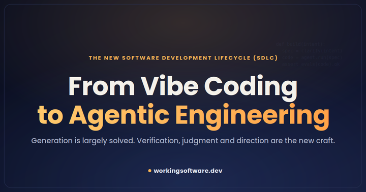 The New Software Development Lifecycle (SDLC): From Vibe Coding to Agentic Engineering