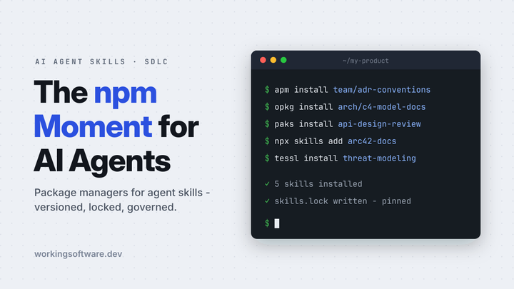 AI Agent Skills: Why You Need a Package Manager for Your Agents' Knowledge
