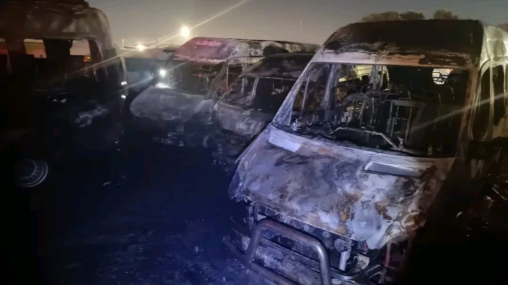 Nine Taxis Torched at Nyanga Rank