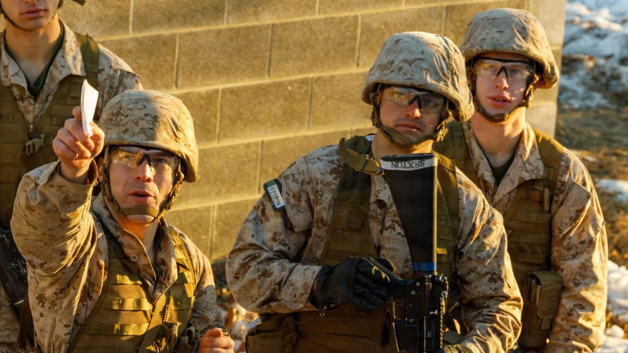 US Marines Train Cape Town Police on Muizenberg Beach
