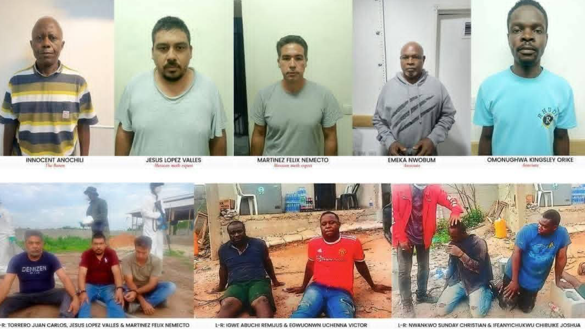 Nigeria Meth Lab Bust Linked to Mexican Suspects