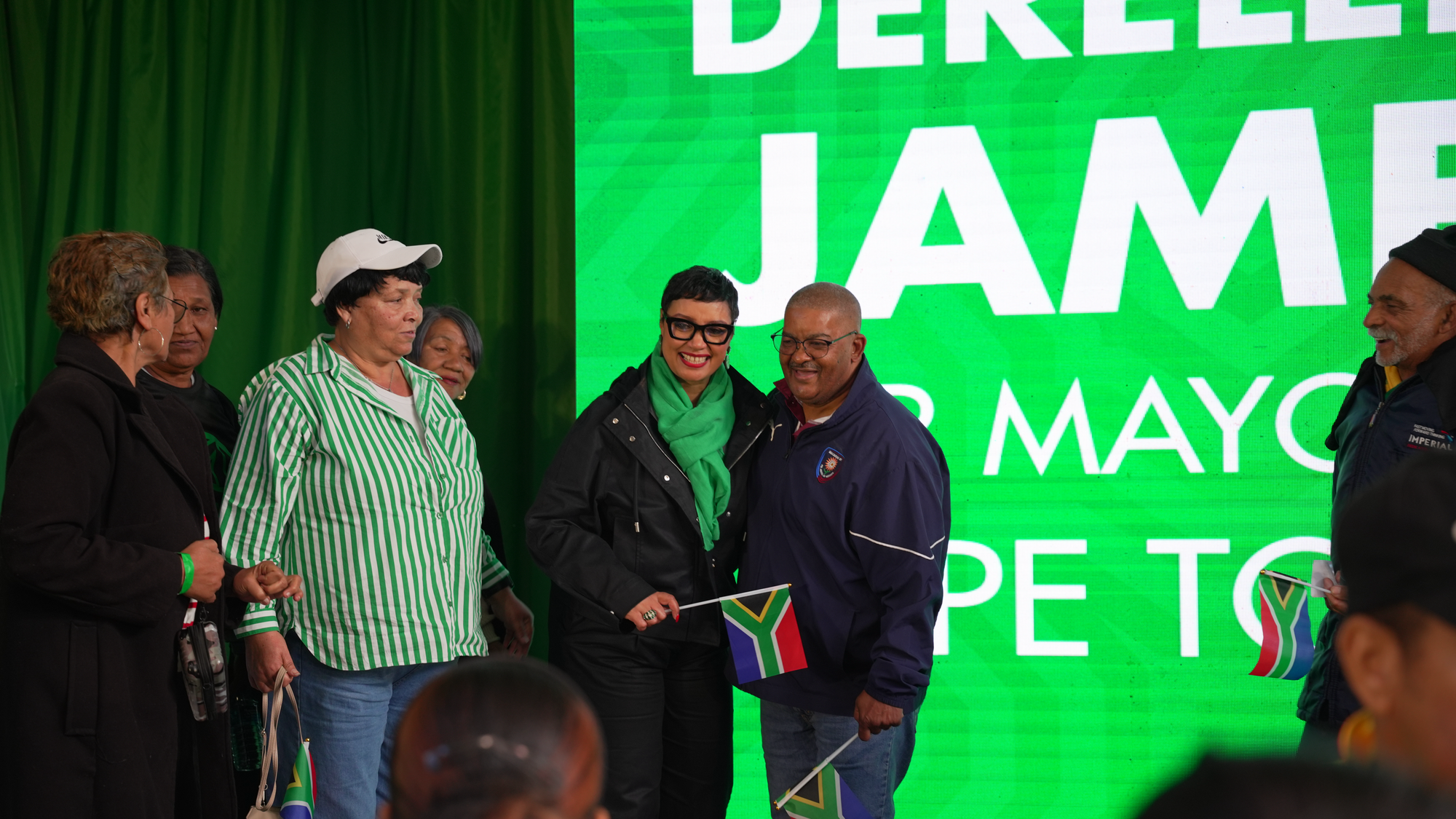 Dereleen James Takes on Hill-Lewis in Cape Town Race