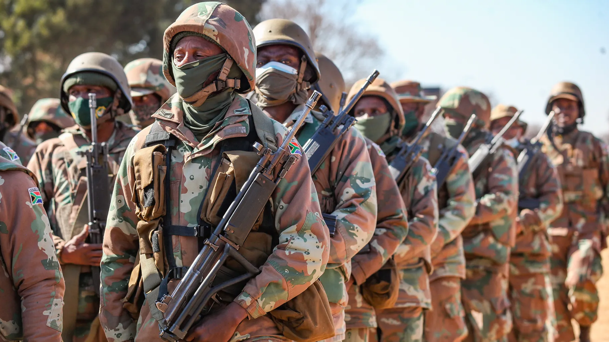 SANDF Weapons Recovered in Pretoria Raids