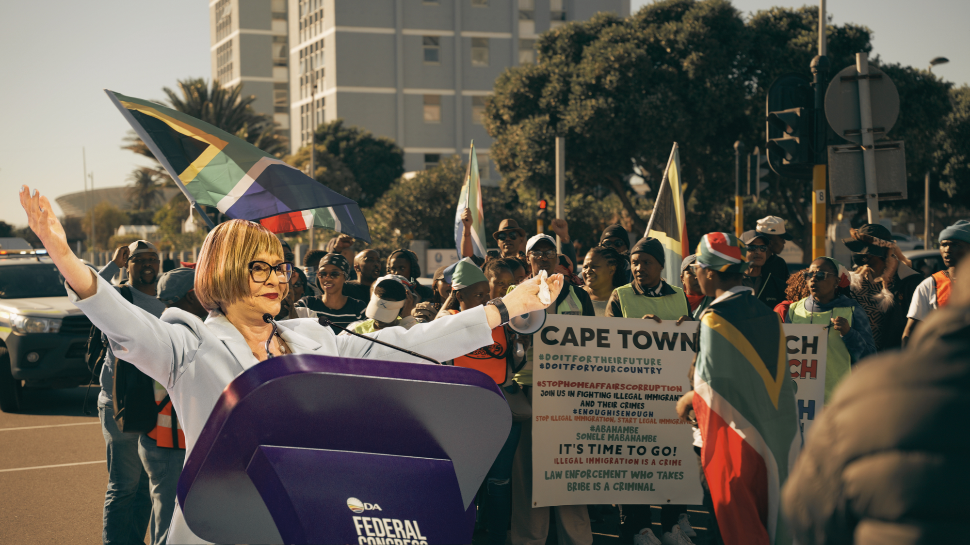 Helen Zille March and March Meeting Sparks DA Debate