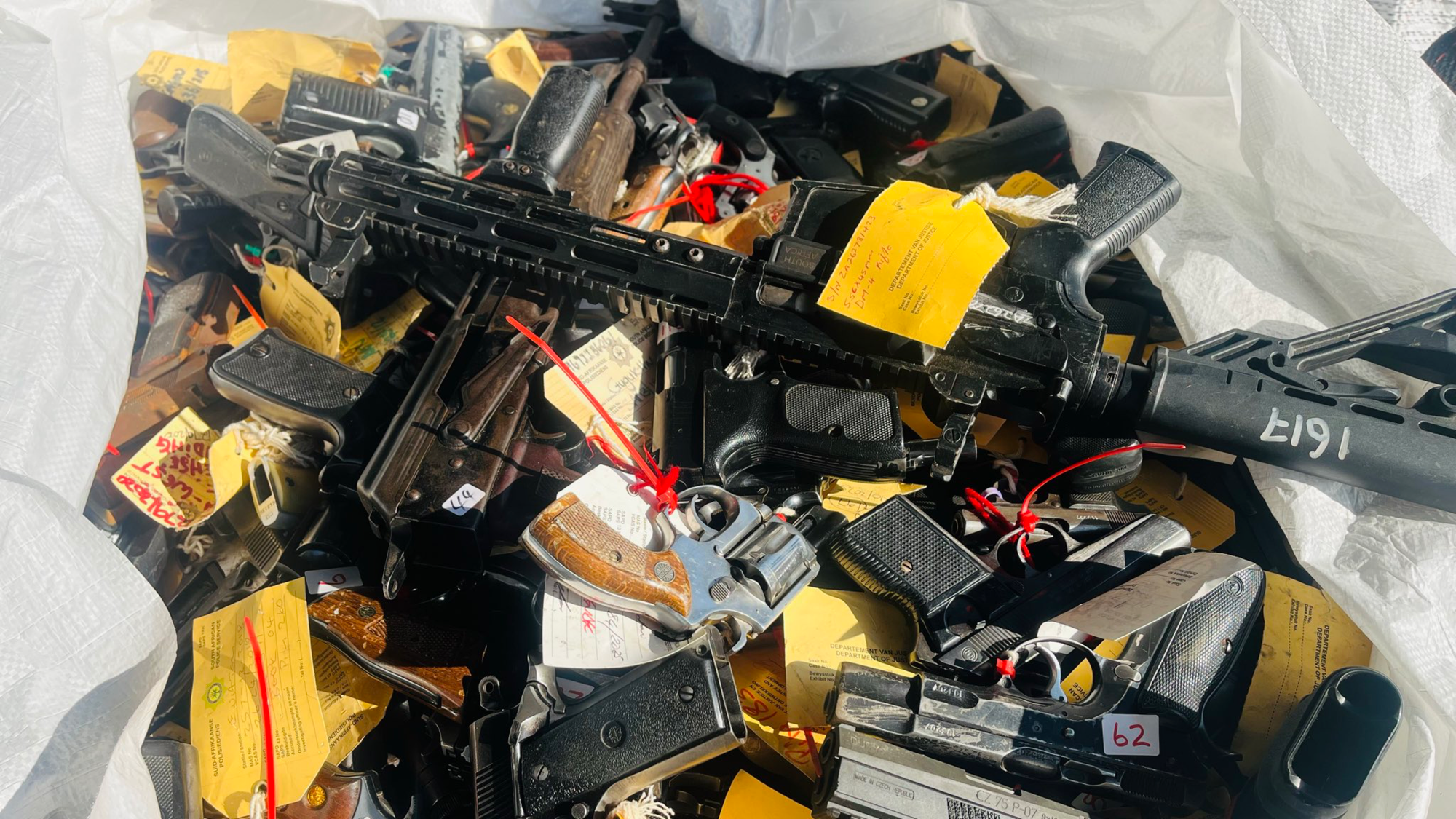 SAPS Destroys Nearly 12 000 Illegal Firearms