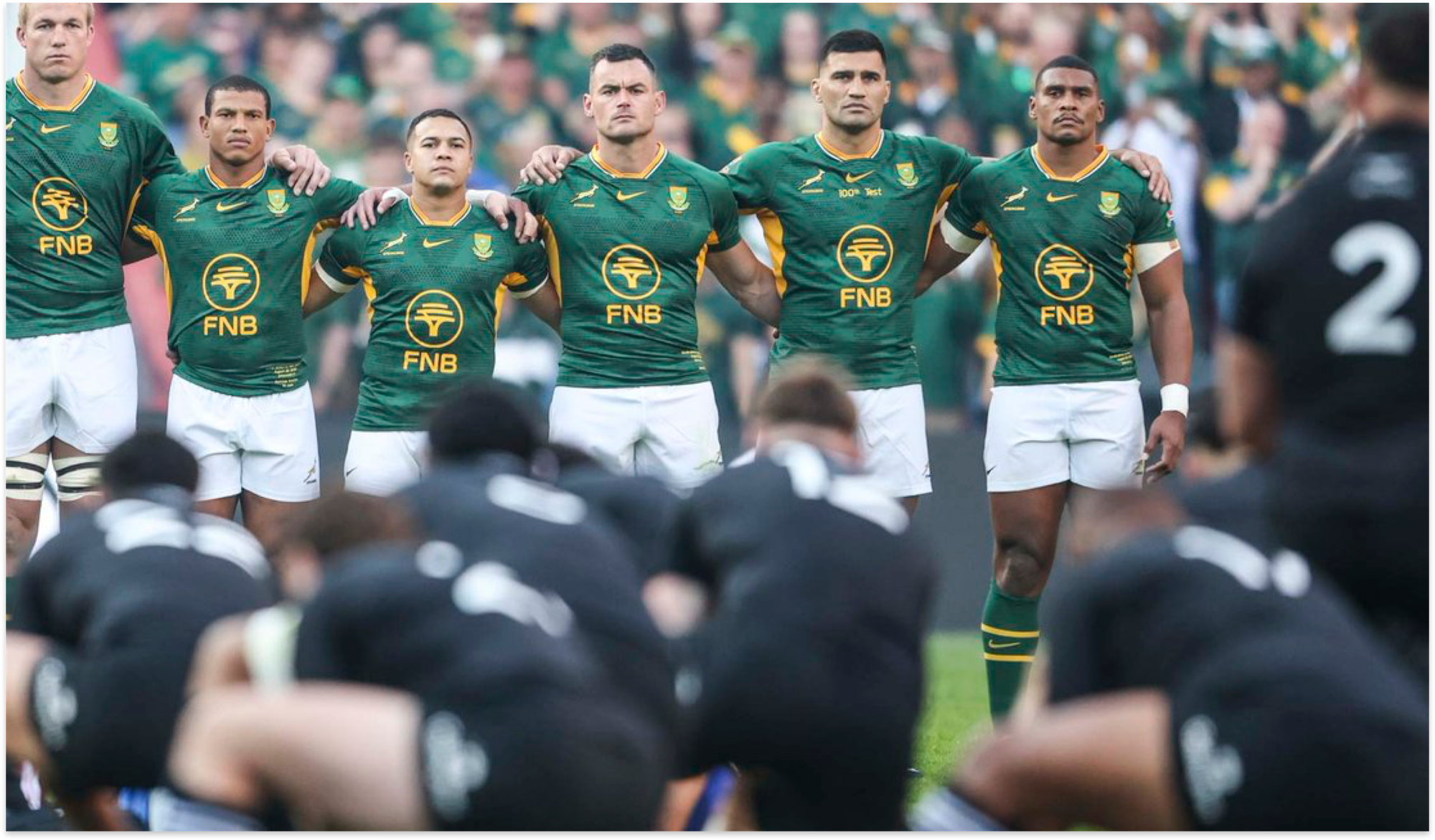 Springboks Name Team for Cape Town Test Against All Blacks