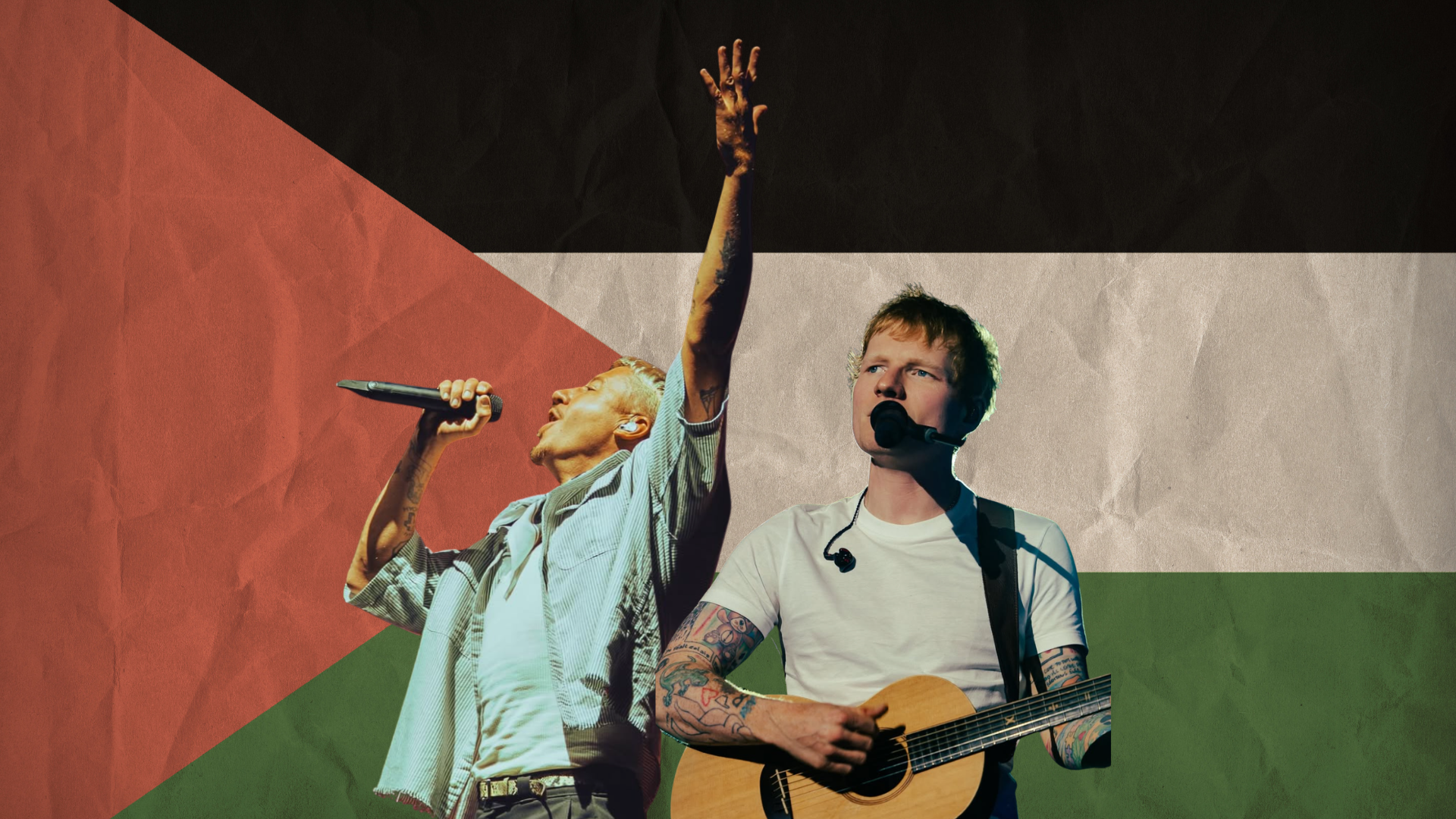 Macklemore Dropped From Ed Sheeran Tour Over Pro-Palestine Comments