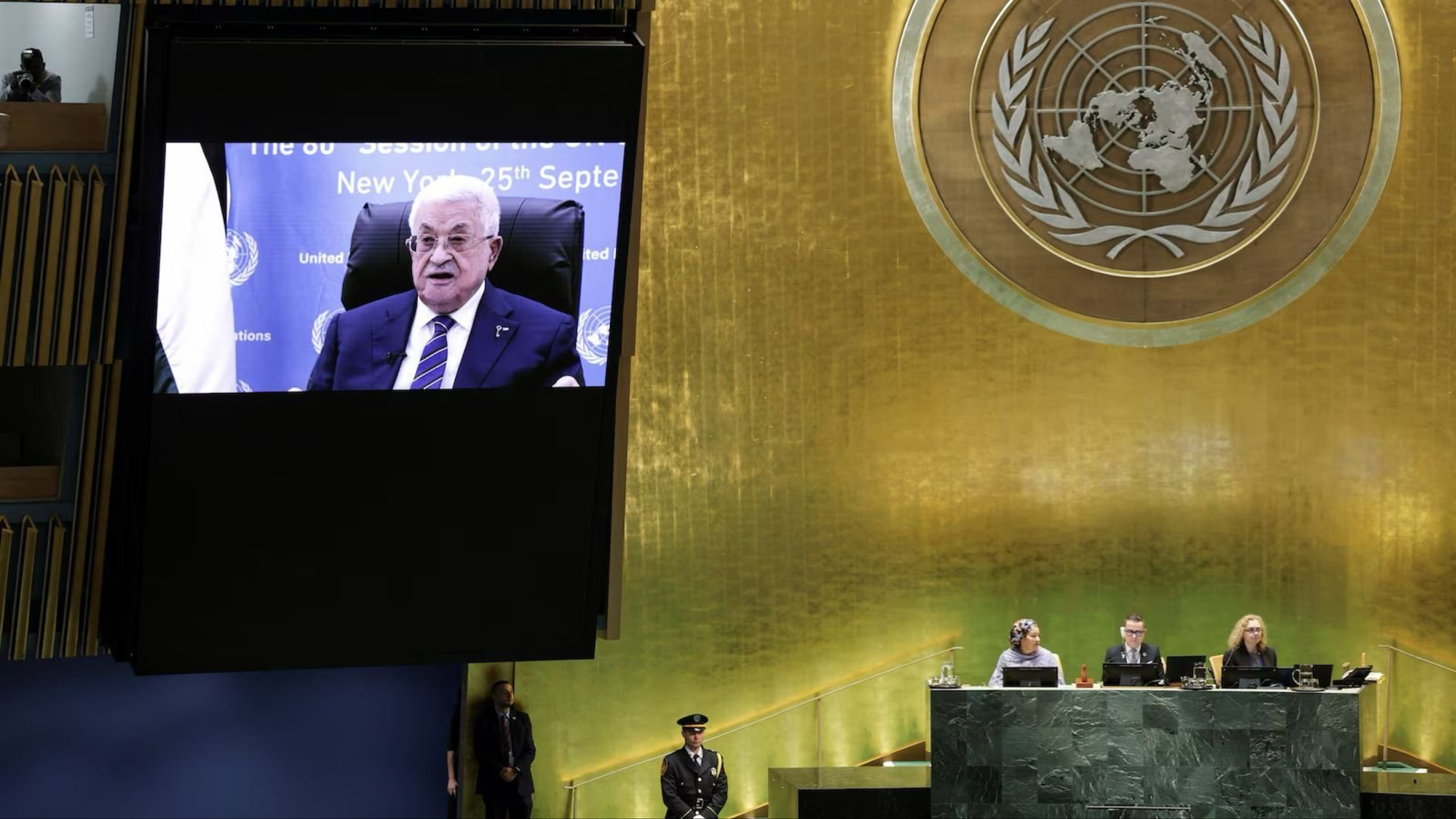Abbas Addresses UN After US Visa Denial