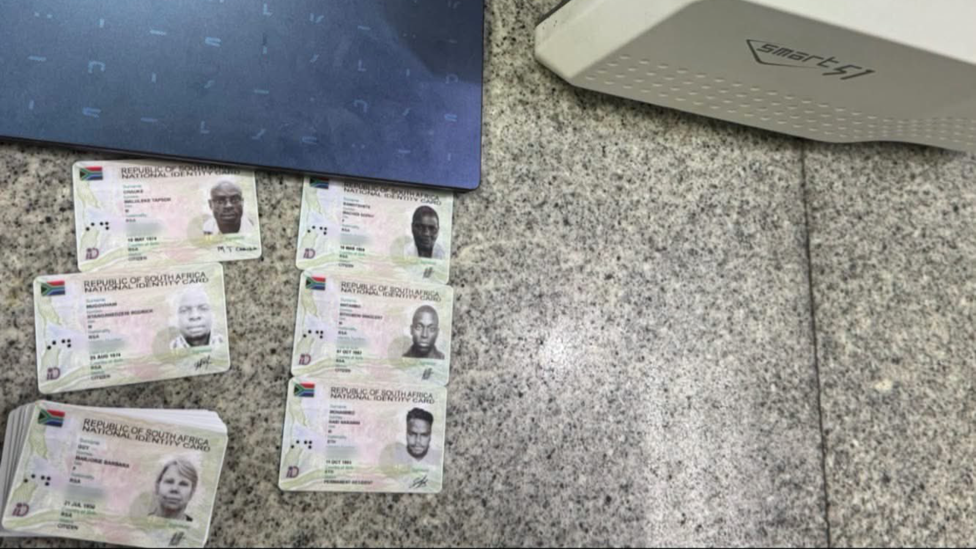Fake Smart IDs Seized in Johannesburg Police Raid