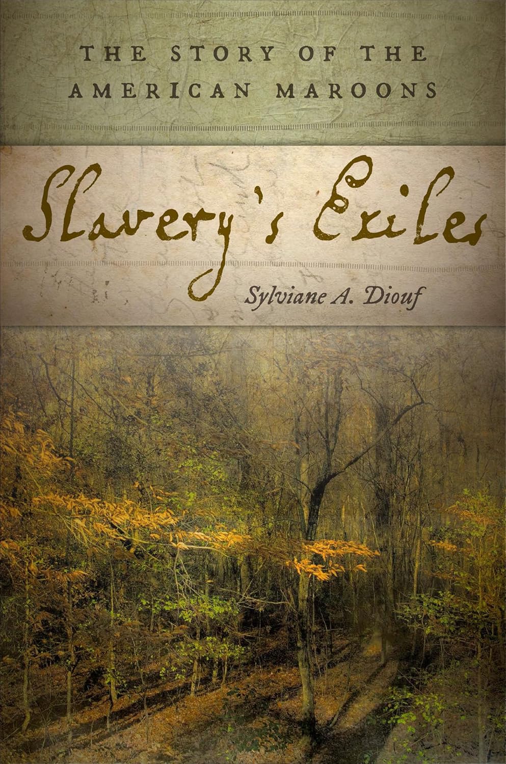 Slavery's Exiles: The Story of the American Maroons (2014) a book by Sylviane A. Diouf, published by NYU Press