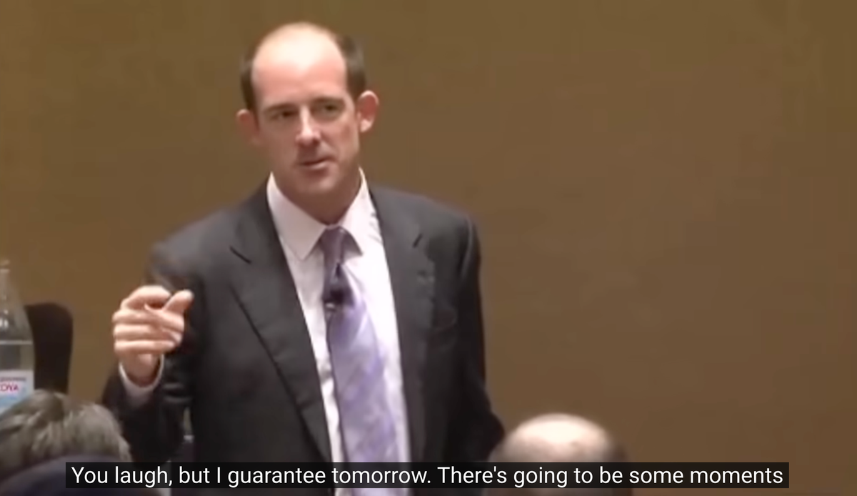 Conor Neill on how to start a speech