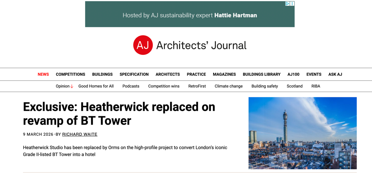 Heatherwick out