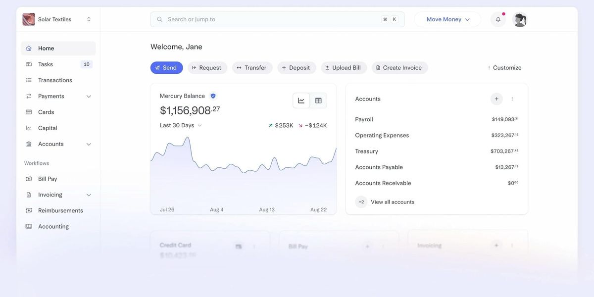 Make Managing Your Startup’s Finances Easier With Mercury