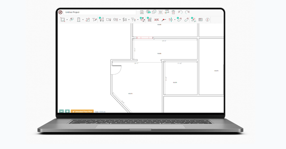software woca elétrica na tela de um computador em funcionamento