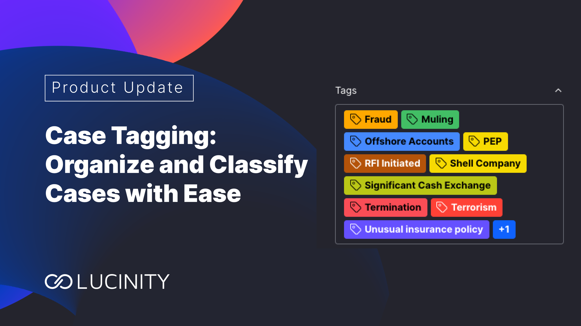 Lucinity Case Tagging