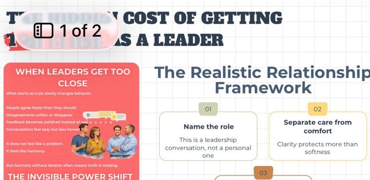 The Hidden Cost of Getting Too Close as a Leader