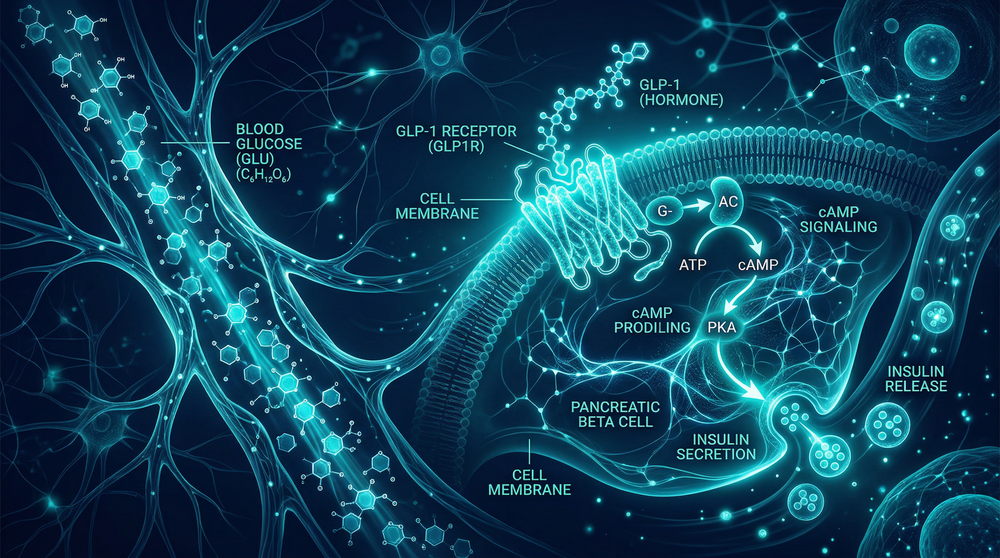 Infografis perbandingan obat GLP-1 receptor agonist untuk diabetes tipe 2 di Indonesia