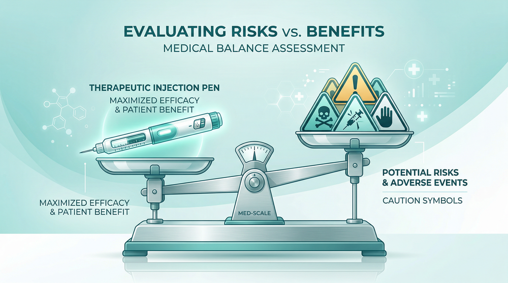 Diagram efek samping semaglutide berdasarkan data uji klinis STEP dan SUSTAIN