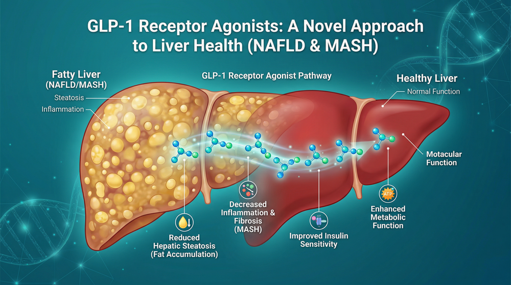 Data klinis efek semaglutide pada penyakit hati berlemak NAFLD dan NASH