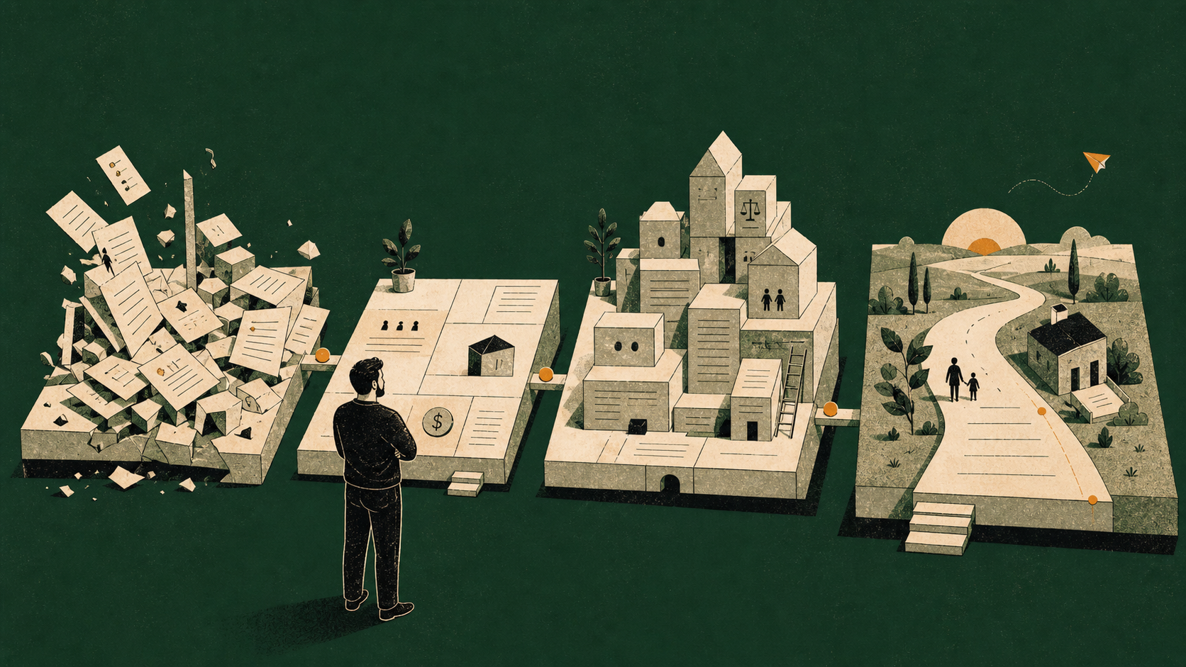 The four phases of rebuilding after separation