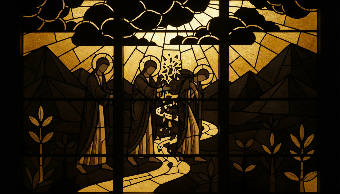 Romans 3:21-31 — Daily Braids devotional art