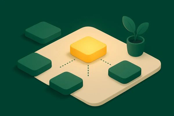 Illustration representing simple choices for organisational email tools