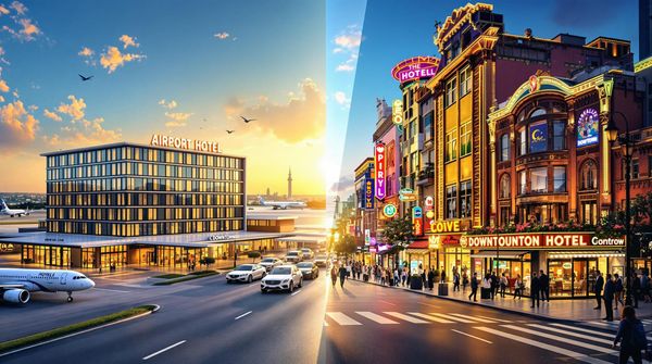 Airport vs Downtown Hotels: Which Location Saves More Money?