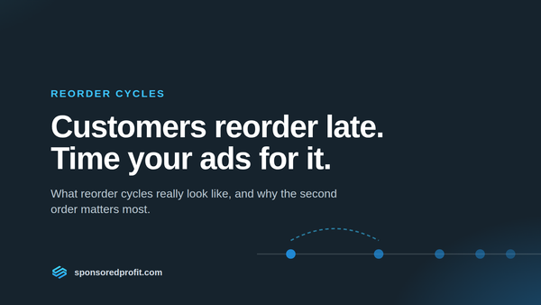 Customers Reorder Late: How to Time Your Amazon Ads Around Reorder Cycles