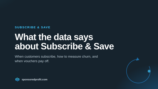 What the Data Says About Amazon Subscribe & Save