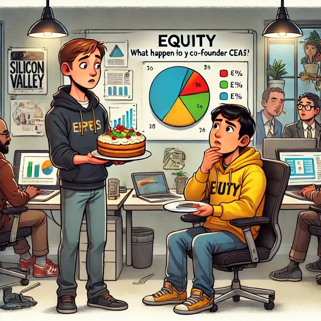 What happens to equity when the cofounder CEO leaves your startup?