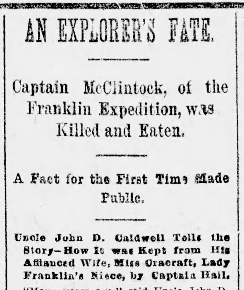 'An Old Cannibal Story', Rediscovered After 142 Years