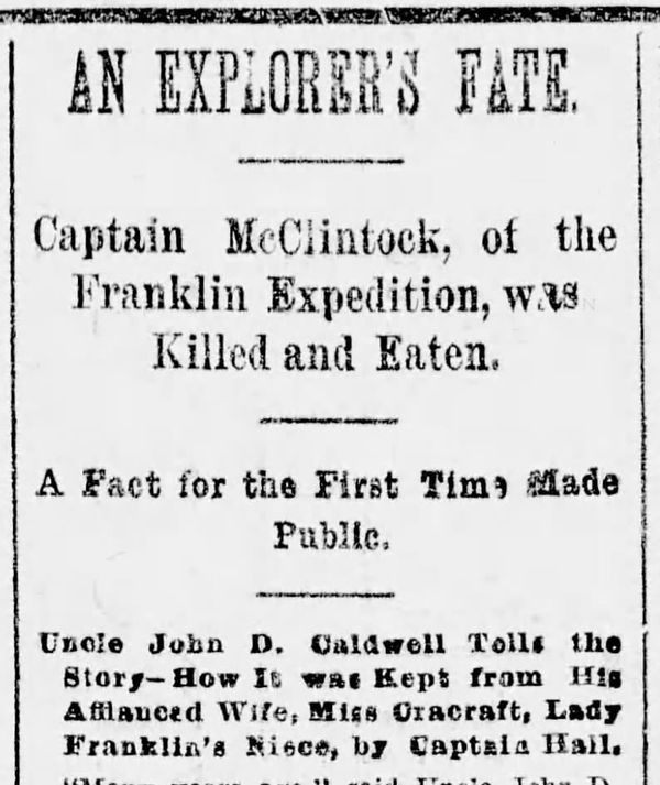 'An Old Cannibal Story', Rediscovered After 142 Years