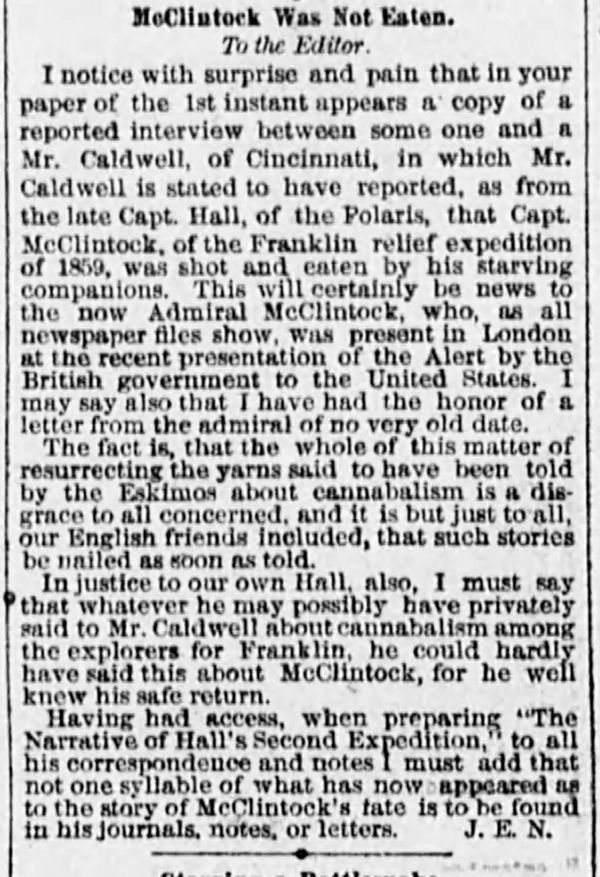McClintock Was Not Eaten