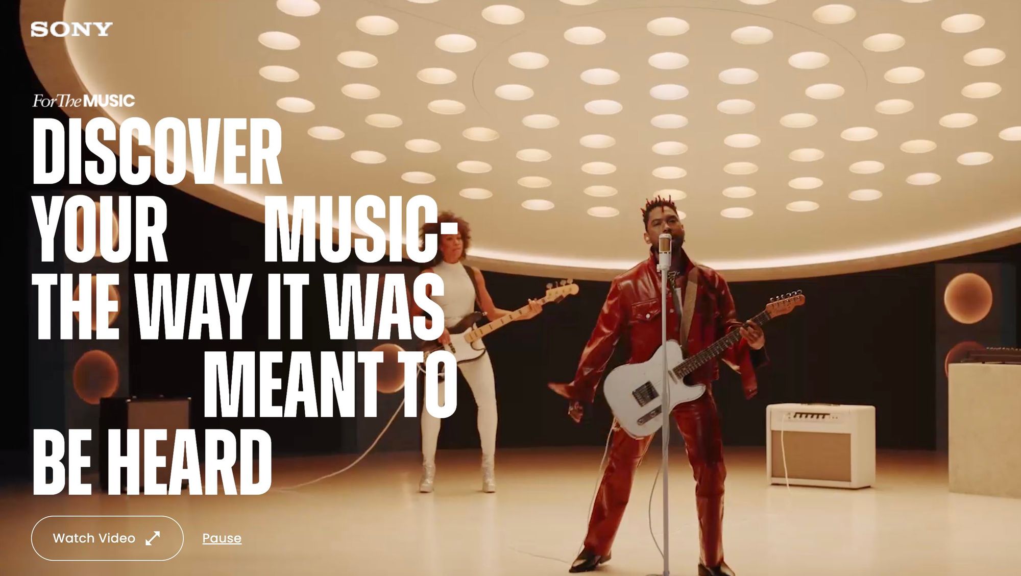 Unveiling 'For The Music': Sony's New Artist-Centric Audio Drive