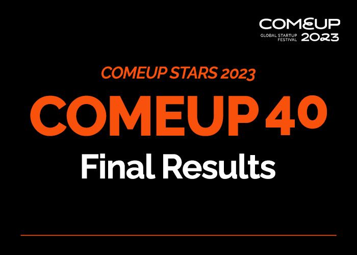 COMEUP 40 Startups Finalized: Global Competition in Tech Landscape
