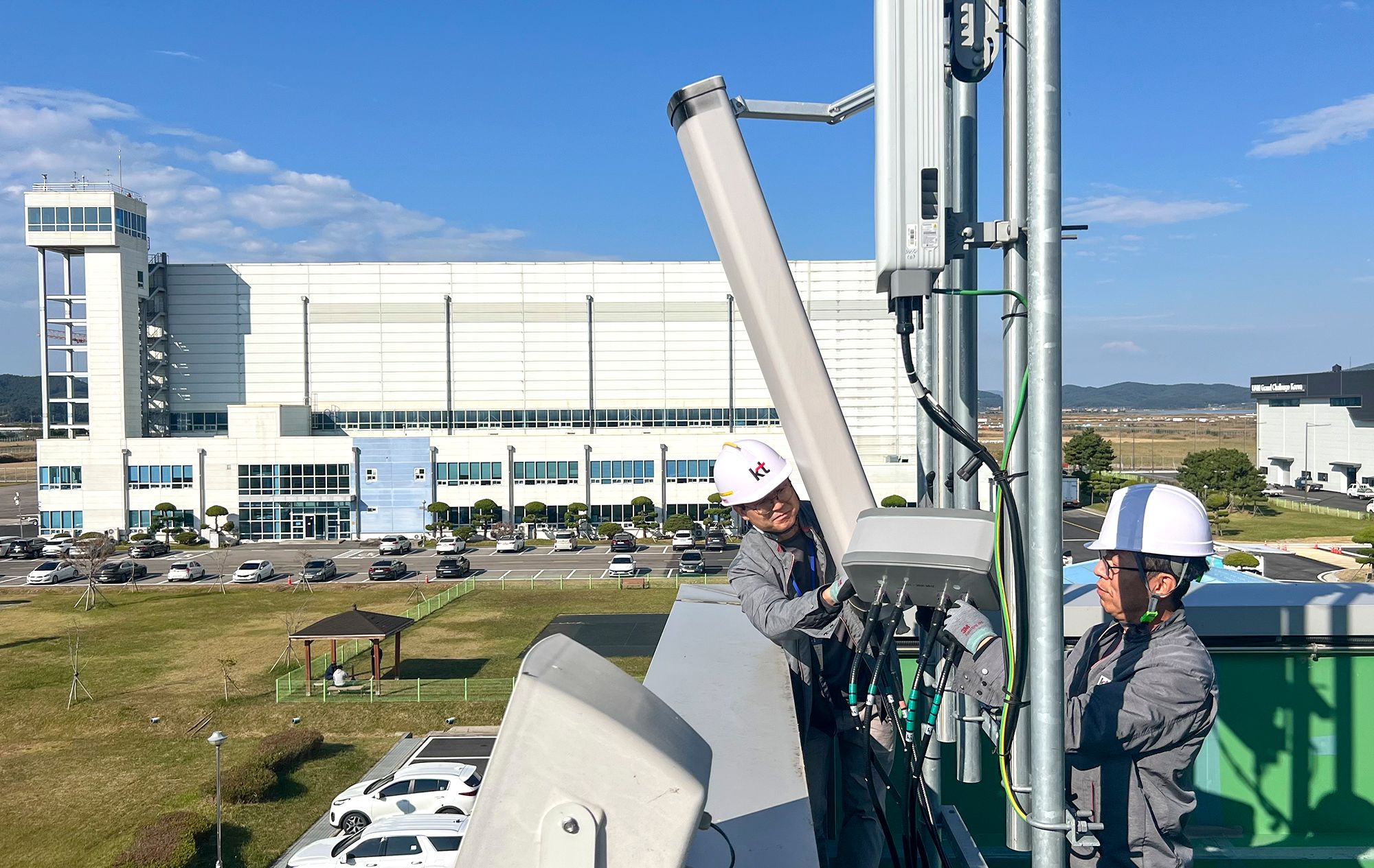 KT Tests 5G Antenna for Urban Air Mobility Networks