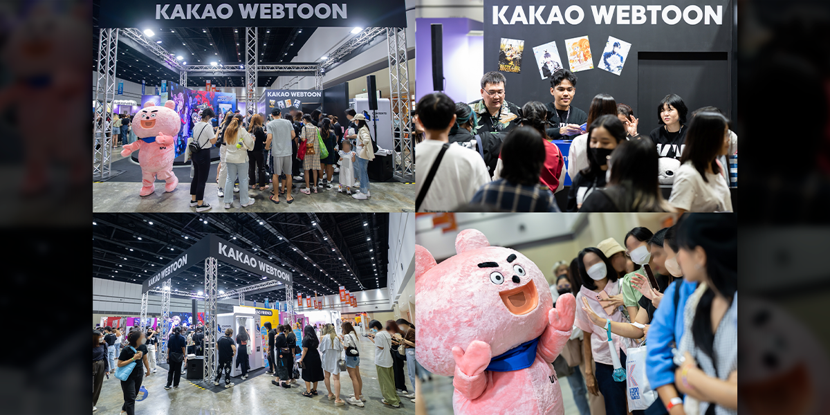 Kakao Webtoon Thailand Showcases Korean Comics at Bangkok's K-Expo