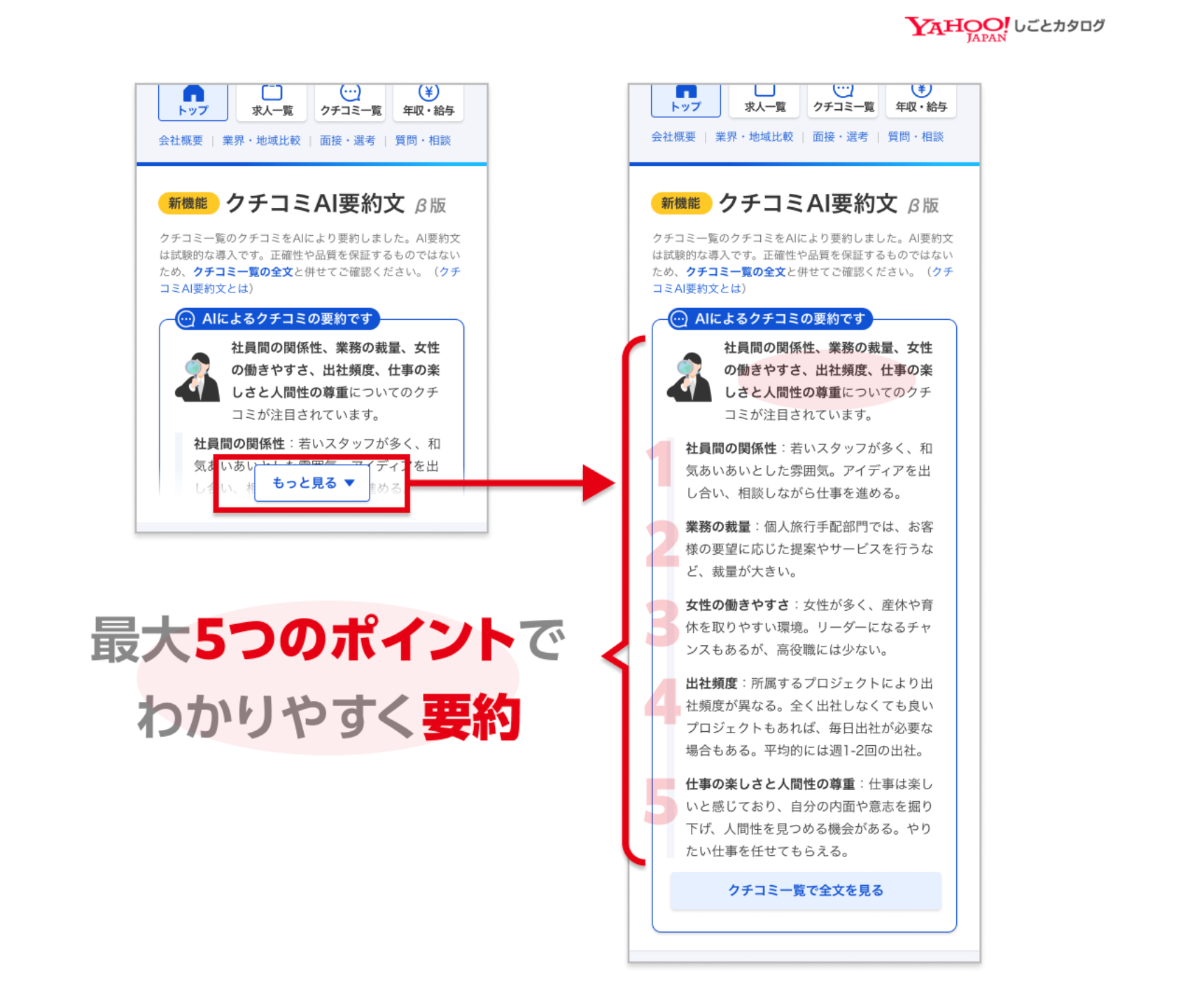 Yahoo! Japan Uses AI to Summarize Job Reviews