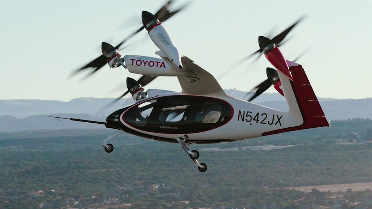 Toyota to Invest Additional $500 Million in Air Taxi Firm Joby Aviation.
