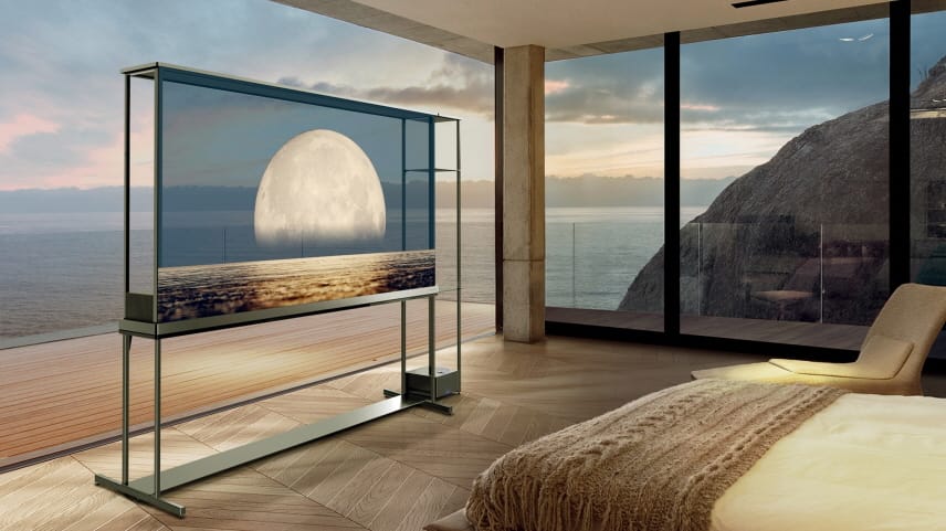 LG Unveils World's First Transparent OLED TV for US Market