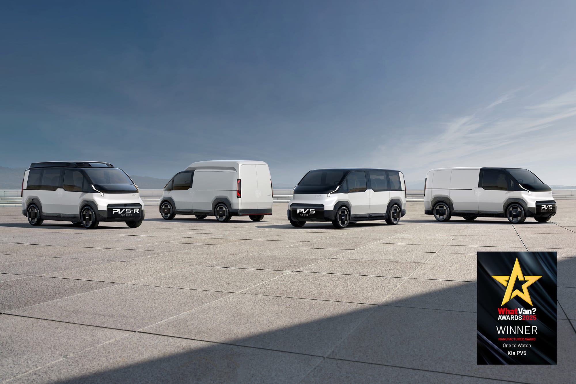 Kia PV5 Electric Van Wins 'One to Watch' Award in UK Preview