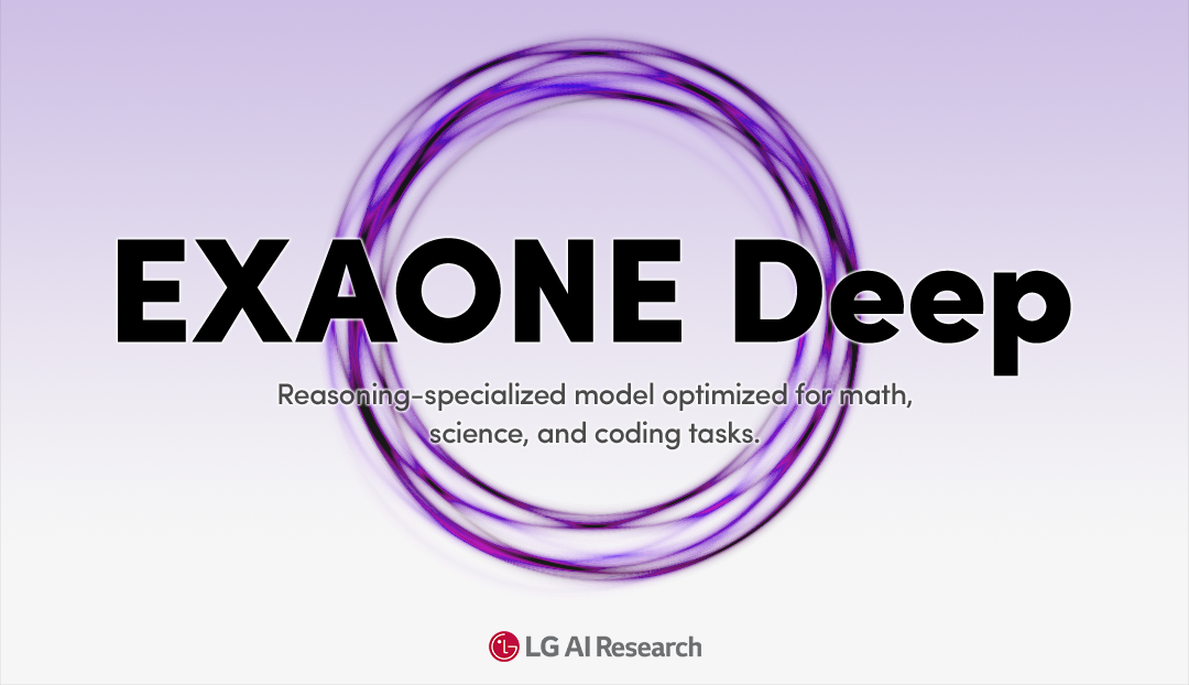LG Unveils EXAONE Deep: Korea's First Open-Source Reasoning AI