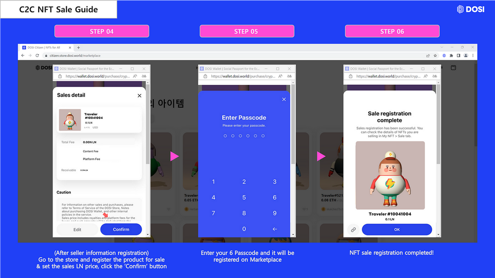 DOSI now accepts payments in proprietary crypto asset LINK. post image