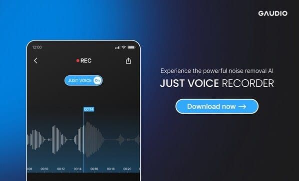 Gaudio Lab Unveils AI-Powered 'Just Voice Recorder' App post image