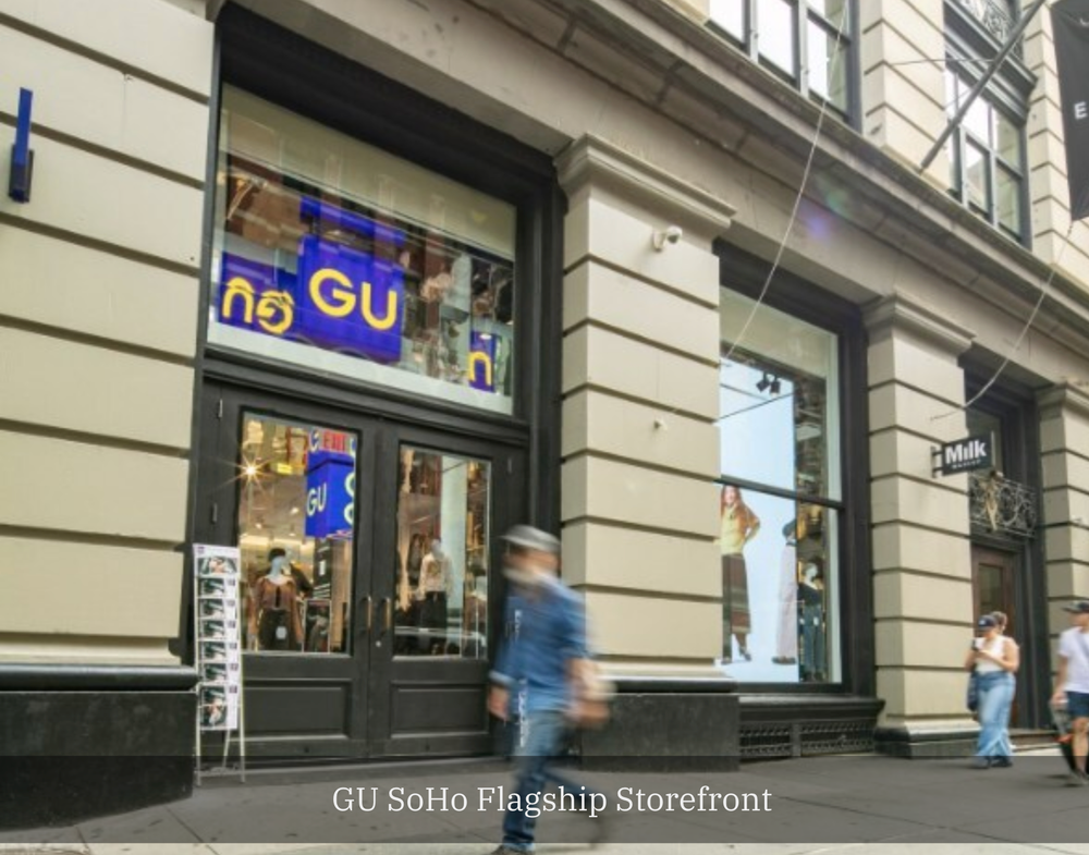 GU Launches U.S. E-commerce and First Store Outside Asia post image