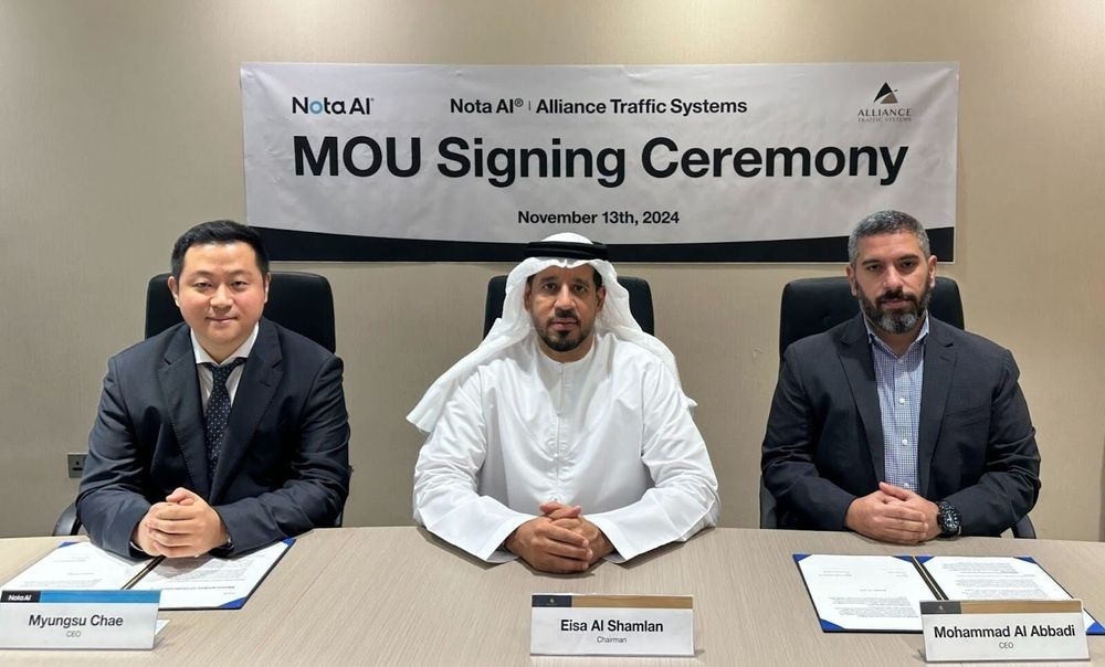 Nota AI Partners with UAE's Alliance Traffic Systems for Smart Traffic Solutions post image